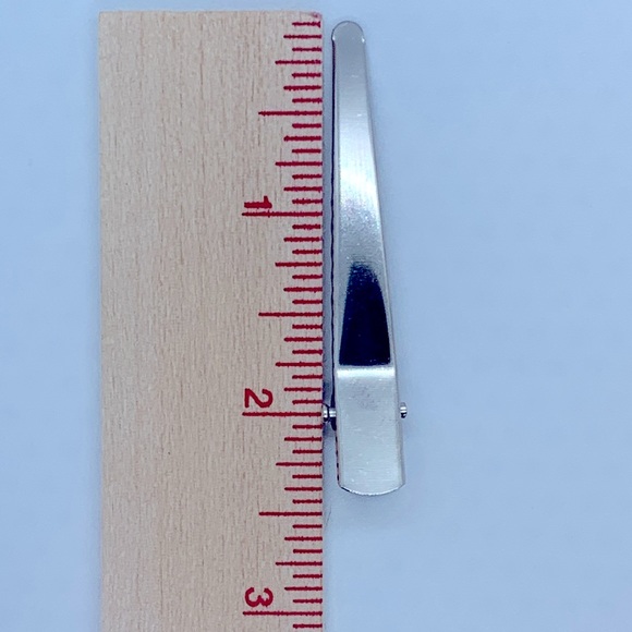 Girls Hair Bow Sparkling Sparkling Christmas Trees - Picture 3 of 3